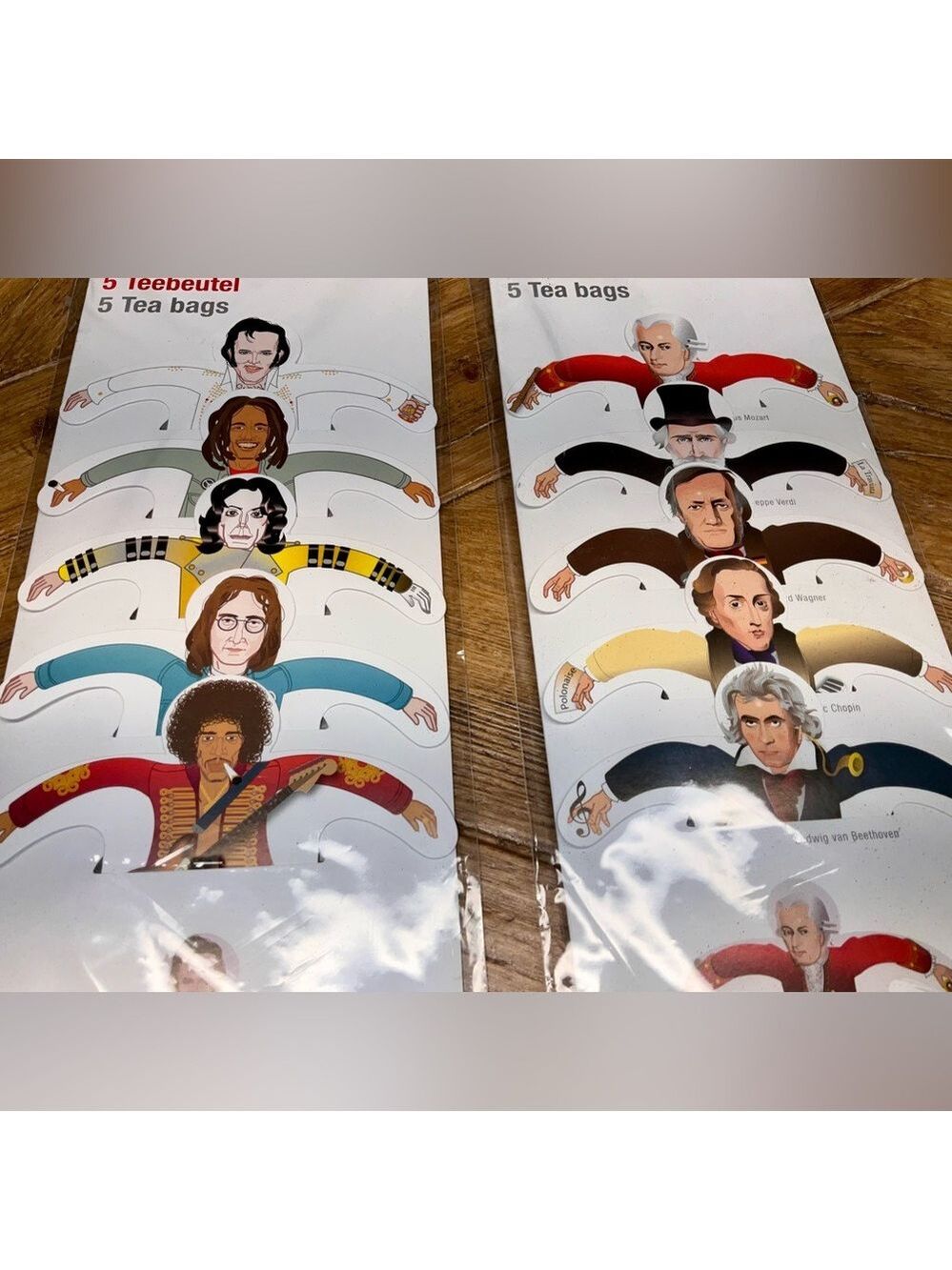 Collector items-tea lovers/music lovers -2 packs-Donkey products/made in Germany